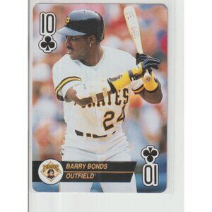 Barry Bonds 1993 Major League Baseball Aces Pittsburgh Pirates Collectible #10